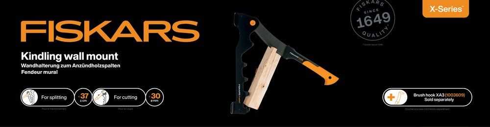 Fiskars X-series prakurų skaldytuvo sieninis laikiklis