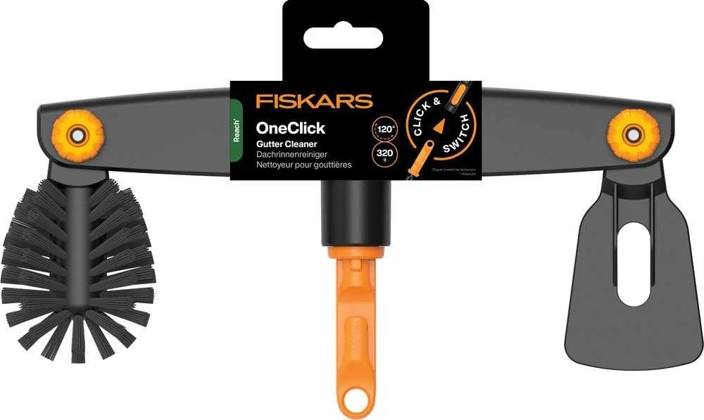 Lauko šepetys Fiskars OneClick 1080698, 310 mm, be koto