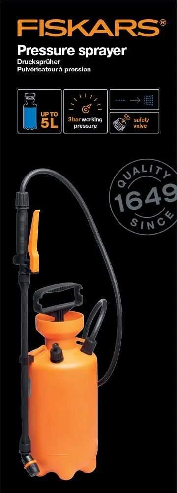 Fiskars Slėginis purkštuvas 5L