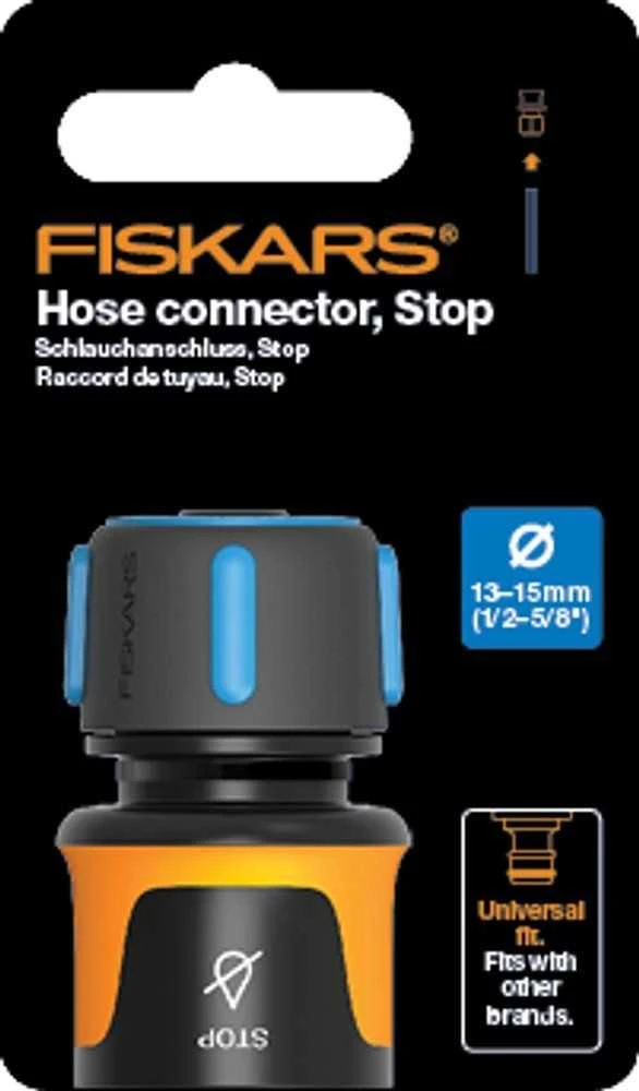 Fiskars žarnos jungtis, Stop 13-15mm (1/2-5/8"), 1027079
