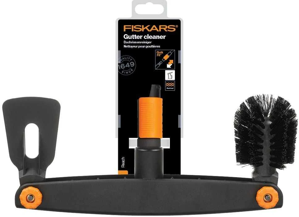 Fiskars QuikFit latakų šepetys 1001414
