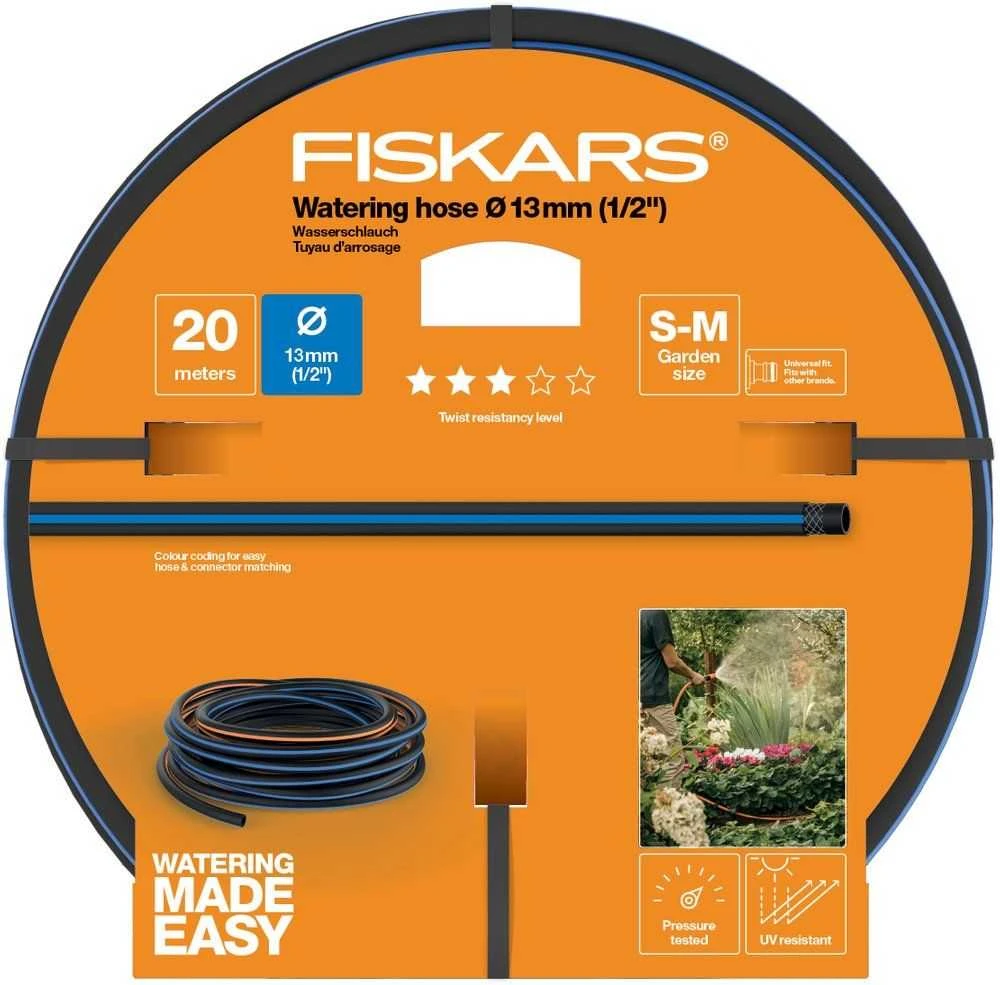 Fiskars laistymo žarna 13mm (1/2") 20m Q3, 1027102