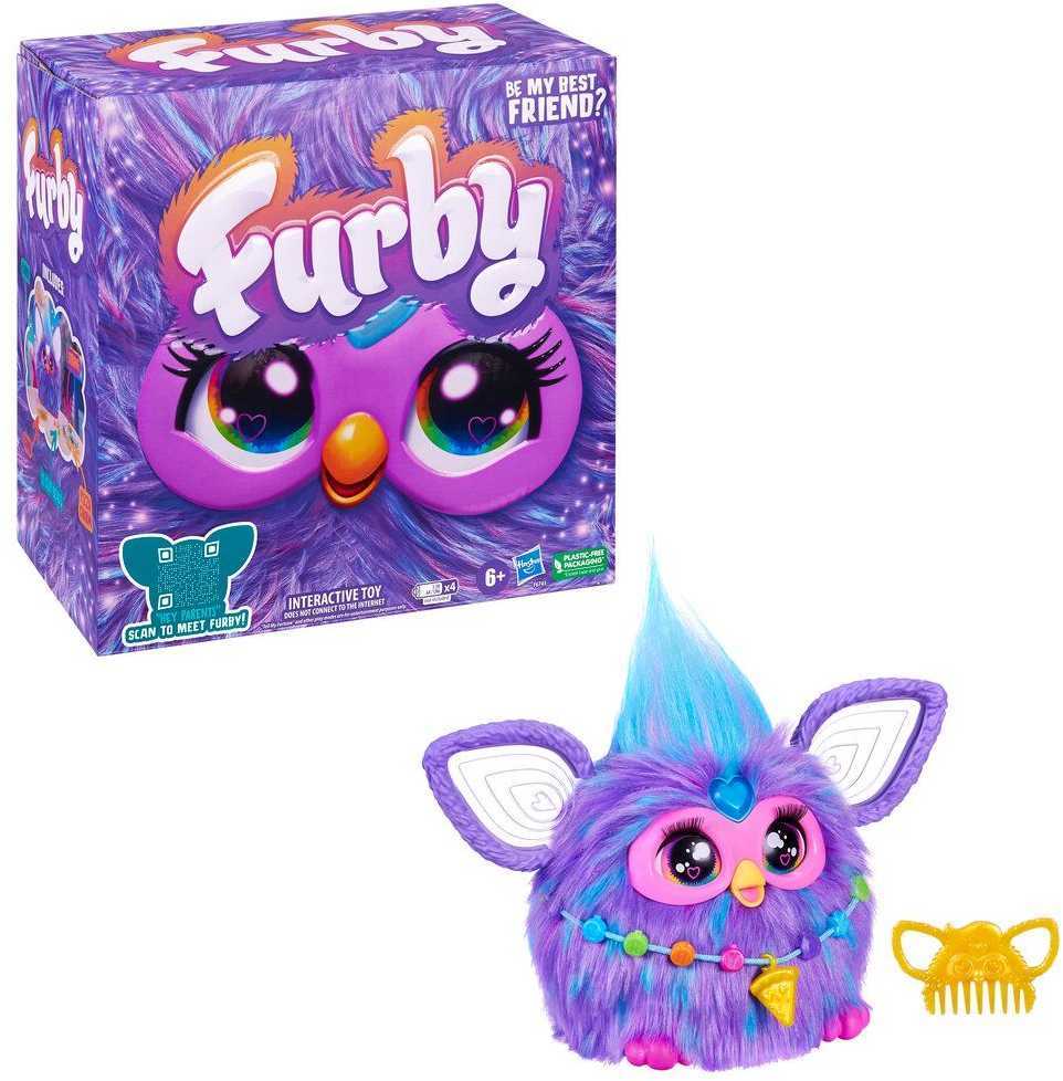 FURBY interaktyvus gyvūnėlis, violetinis aprašymas - Prekės nuotrauka
