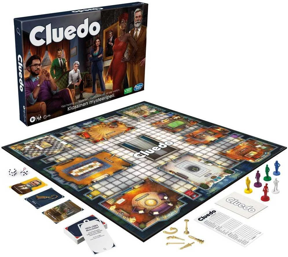 HASBRO GAMING CLUE Žaidimas „Cluedo“, suomių k.