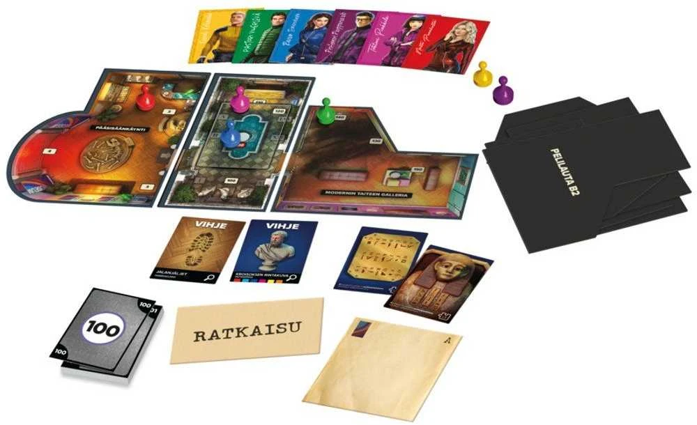 HASBRO GAMING HAS Board game Clue Escape Art Heist, FIN
