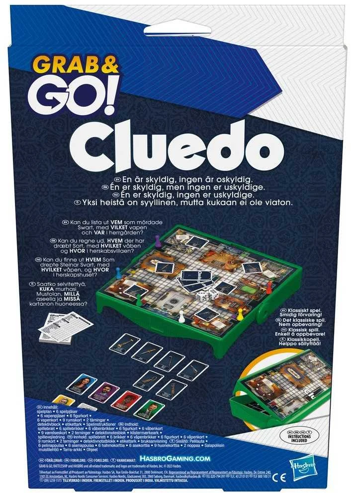 HASBRO ŽAIDIMŲ UŽUOMINA Kelionių žaidimas „Grab&Go“