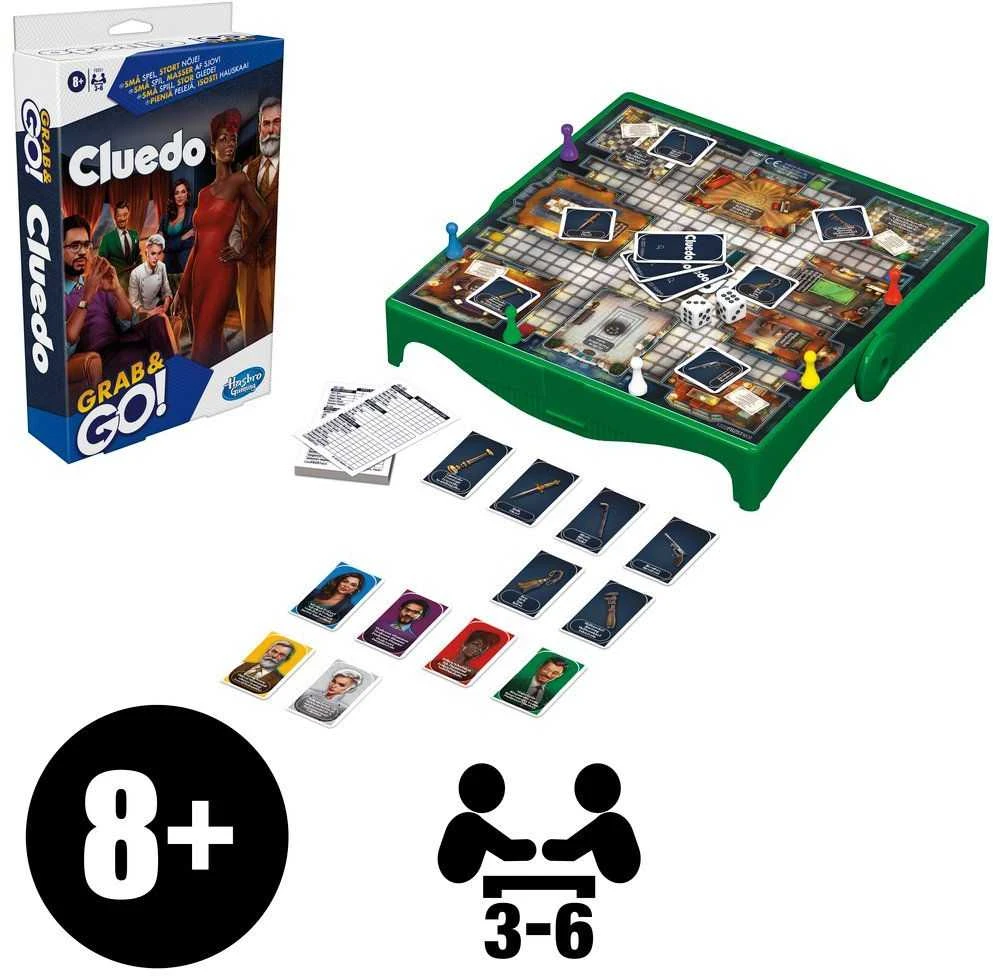 HASBRO ŽAIDIMŲ UŽUOMINA Kelionių žaidimas „Grab&Go“