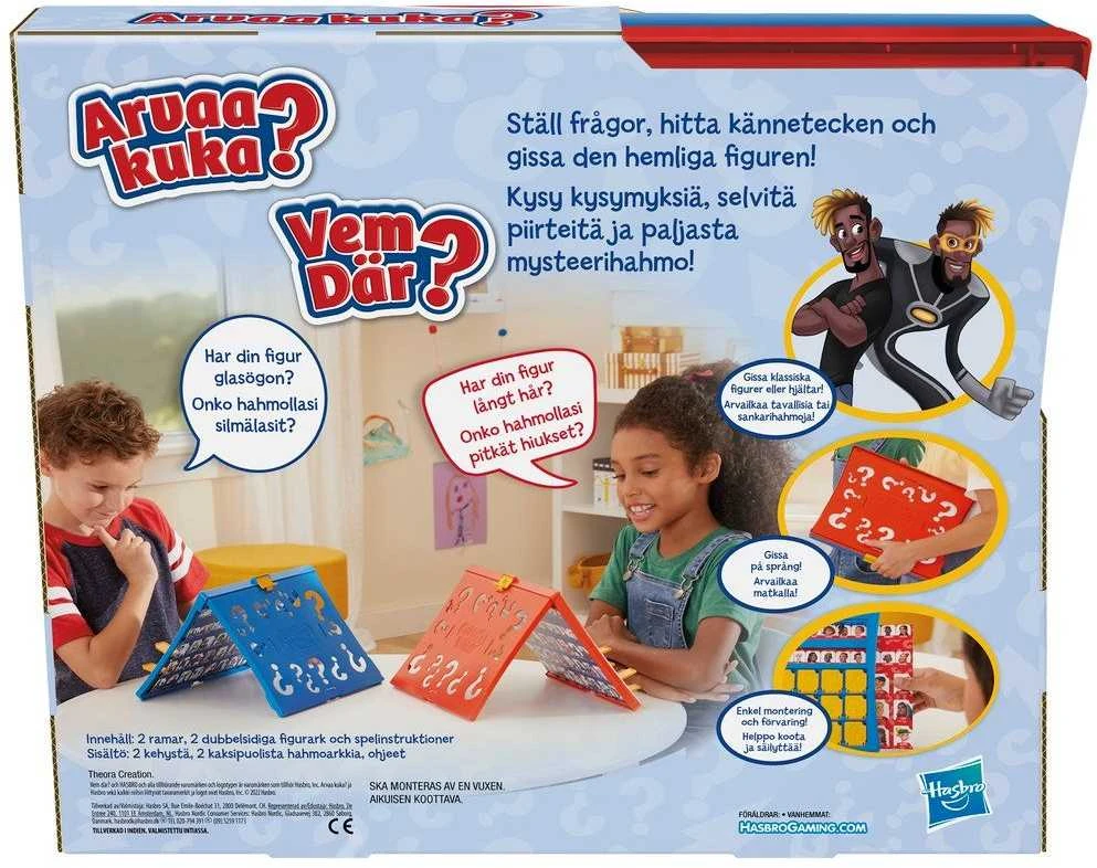 HASBRO GAMING Žaidimas „Atspėk, kas?“, suomių/švedų k.