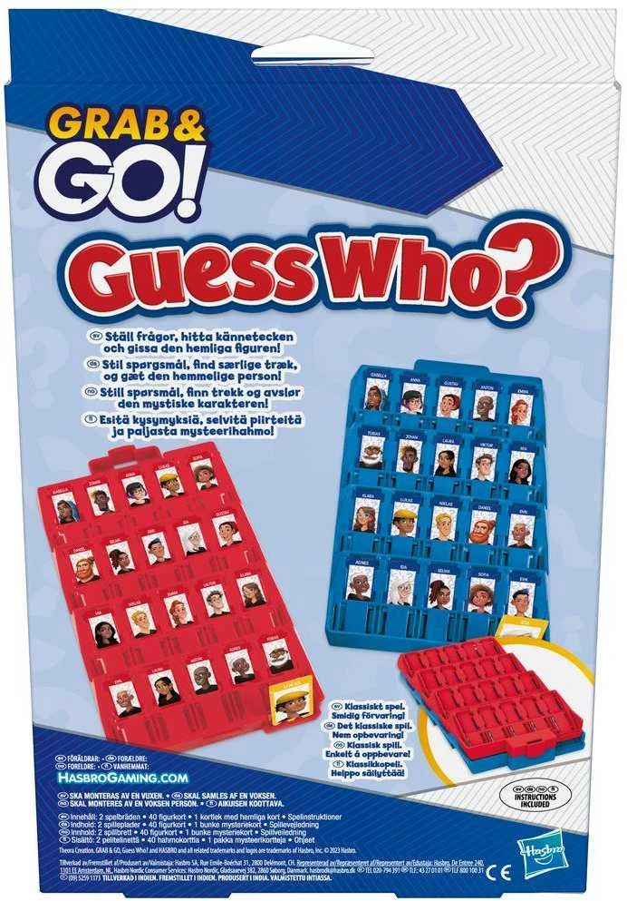 HASBRO GAMING turi žaidimą Guess Who Travel Grab&Go