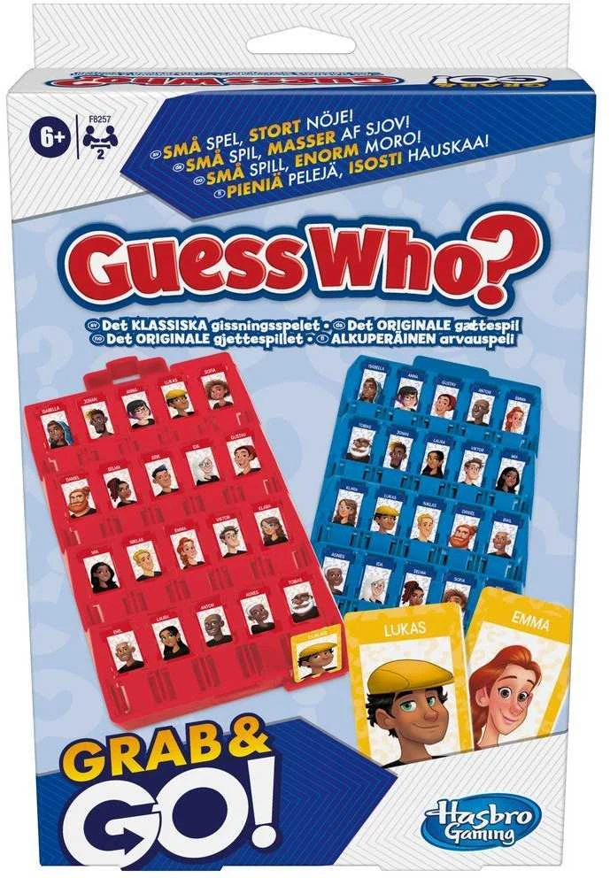 HASBRO GAMING turi žaidimą Guess Who Travel Grab&Go