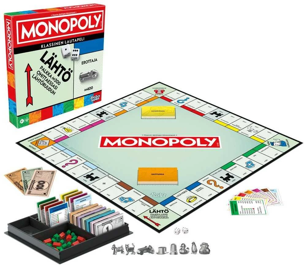 Hasbro MONOPOLY Žaidimas „Monopolis“, suomių k.