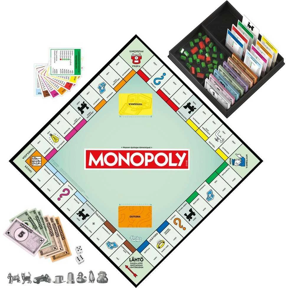 Hasbro MONOPOLY Žaidimas „Monopolis“, suomių k.
