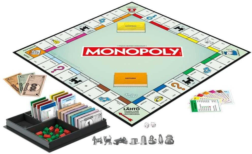 Hasbro MONOPOLY Žaidimas „Monopolis“, suomių k.