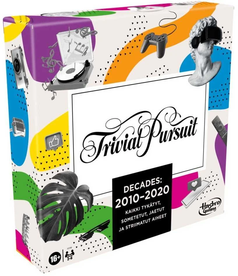 „HASBRO GAMING“ išleido „Trivial Pursuit“ dešimtmečius nuo 2010 iki 2020 m.