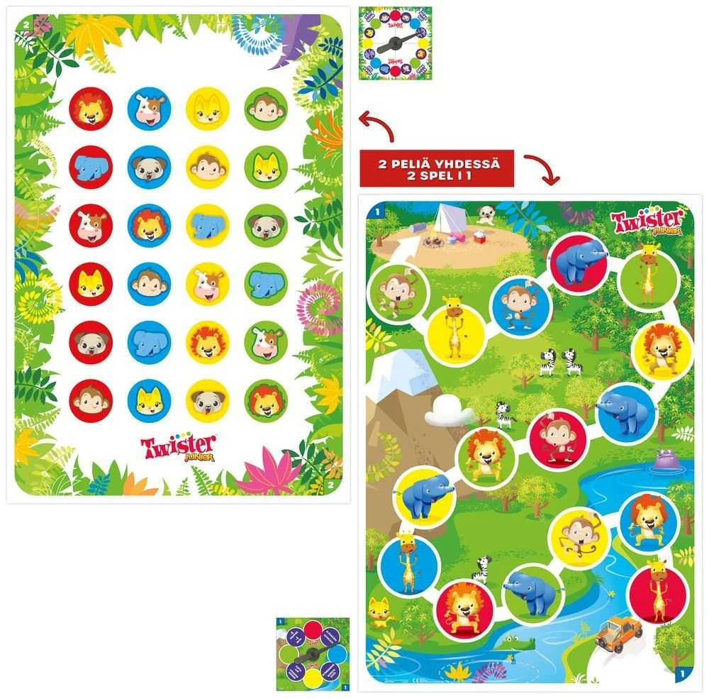 HASBRO GAMING HAS vakarėlių žaidimas Twister Junior, FIN/SWE