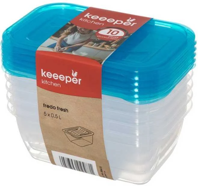 Keeeper Fredo Fresh konteinerių rinkinys OKT Keeper Set 5x0.5l 3067...