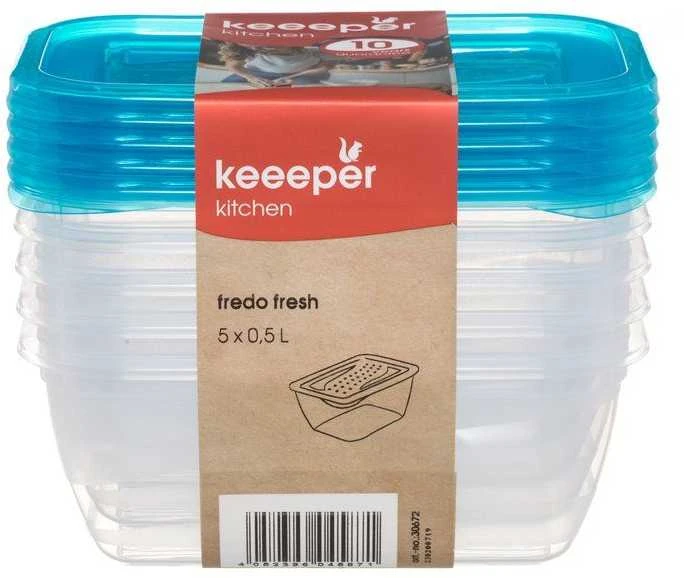 Keeeper Fredo Fresh konteinerių rinkinys OKT Keeper Set 5x0.5l 3067...