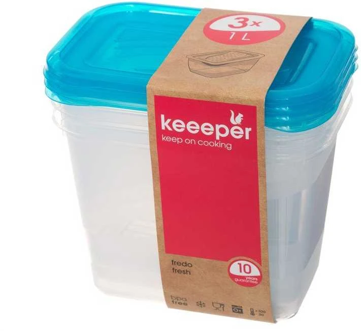 Keeeper Fredo Fresh konteinerių rinkinys OKT Keeper Set 3x1l 3067...
