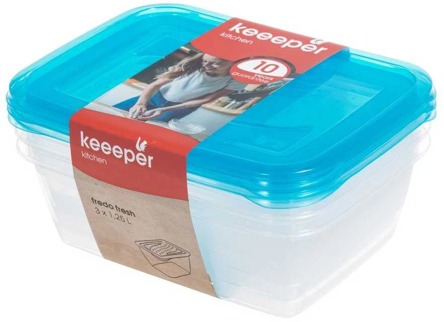 Keeeper Šaldymo indeliai "Fredo" 1.25l, 3vnt.