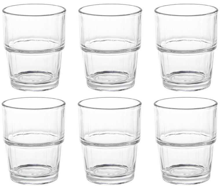 Stiklinė 220ml 6vnt. "Maku"