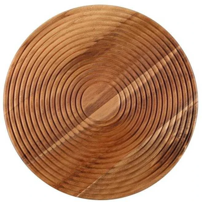 Torto stovas Maku Groove, akacijų spalvos, 30 cm