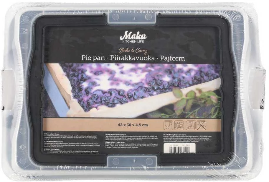 Maku kepimo forma 42x30x4,5cm su dangčiu