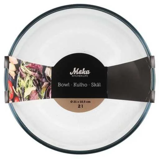 Stiklinis dubenėlis Maku "Basic" 21 cm
