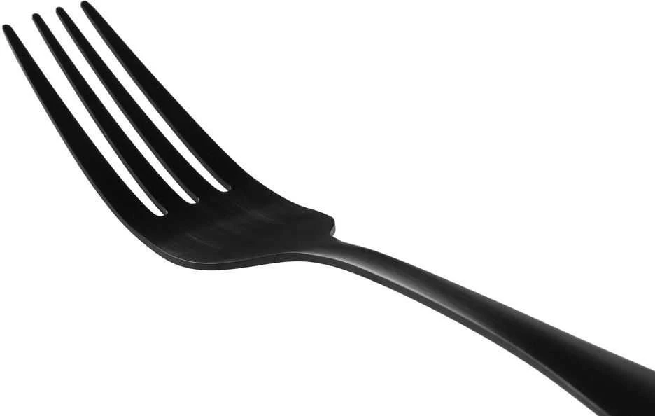 Stalo įrankių rinkinys Maku Kitchen Life Basic, matinis juodas, 16 vnt.