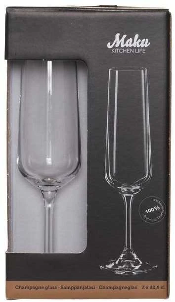Maku Kitchen Life šampano taurės 20,5 cl 2 vnt.