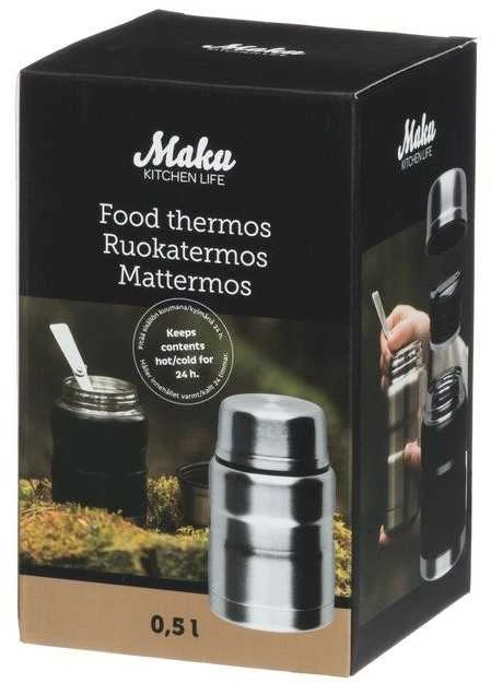 Maku termosas maistui 0,5l iš ner.pl.,juodas