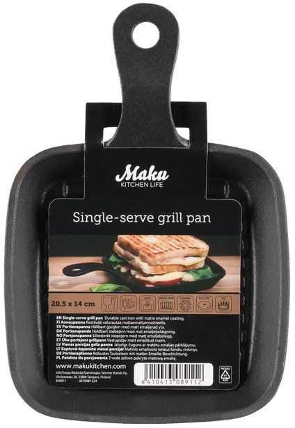 Maku Kitchen Life ketaus grilio keptuvė 1-ai porcijai 14 cm