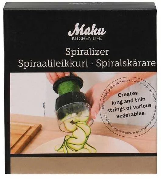 Maku mini spiralinė pjaustyklė pakuotėje