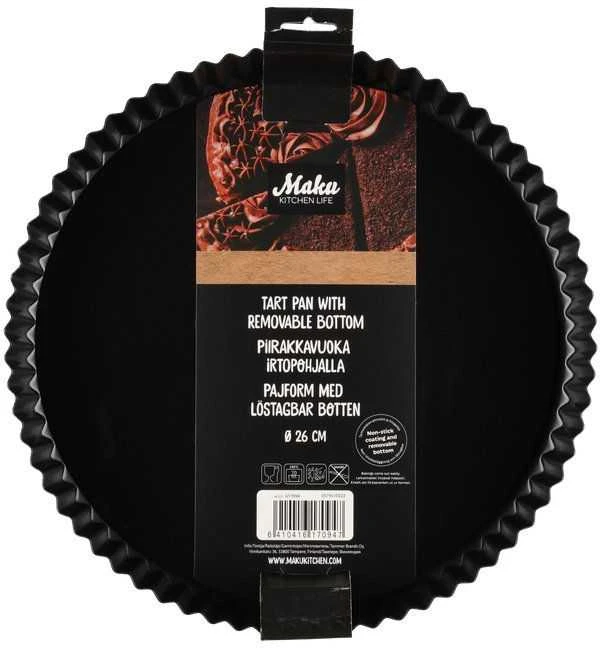 Maku kepimo forma 26cm,1,4l,apvali, išimamu dugnu