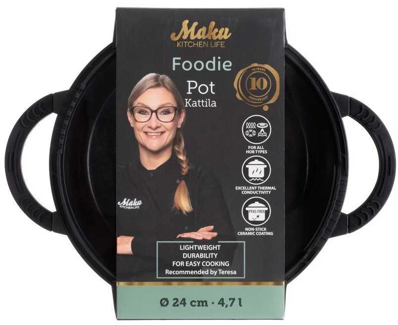 Maku puodas 24cm (4,7l) ,Foodie