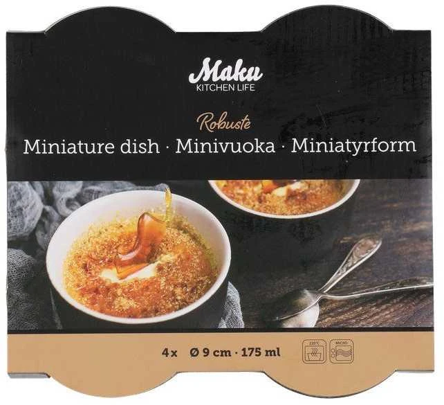 Maku kepimo indų rinkinys. 4 vnt.