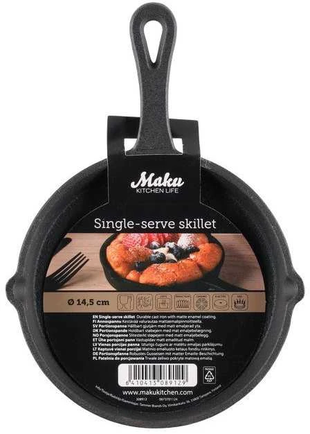 Maku apvali ketaus keptuvė 1-ai porcijai