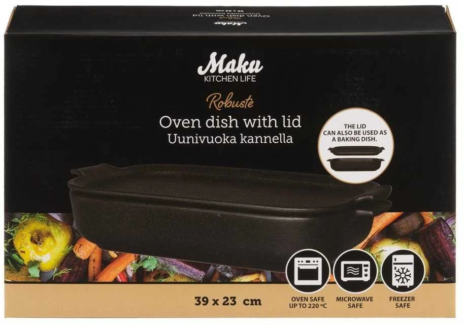 Maku kepimo indas su dangčiu 39x23cm