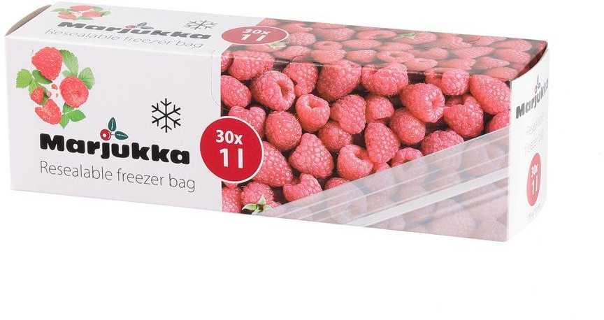 Marjukka Šaldymo maišelis su užtrauktuku 1 L 30 vnt.