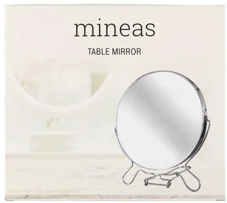 Mineas Dvipusis pastatomas veidrodis Ø14.5cm