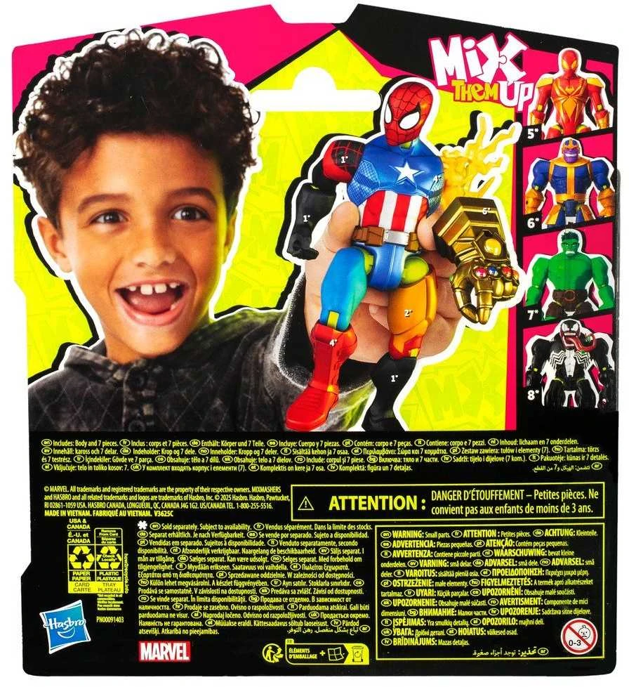 Hasbro „Marvel“ – Žmogaus-voro „Mix Mashers“ veiksmo figūrėlė (F9213)