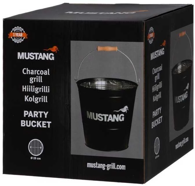 Mustang anglinė vakarėlio kepsninė "Kibiras"