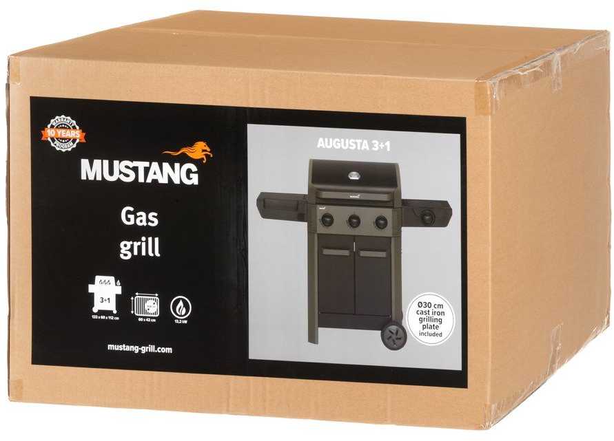 Mustang Dujinis grilis Augusta 3+1