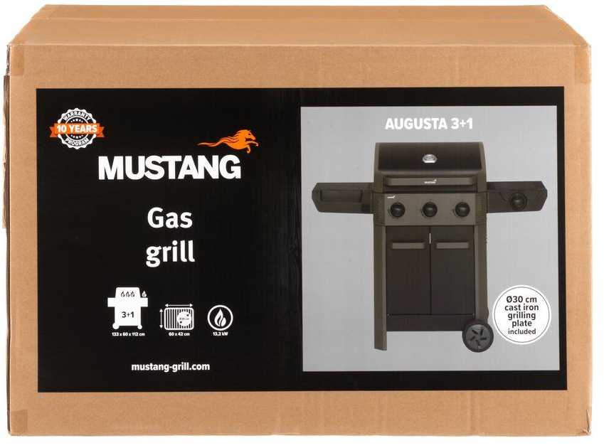 Mustang Dujinis grilis Augusta 3+1