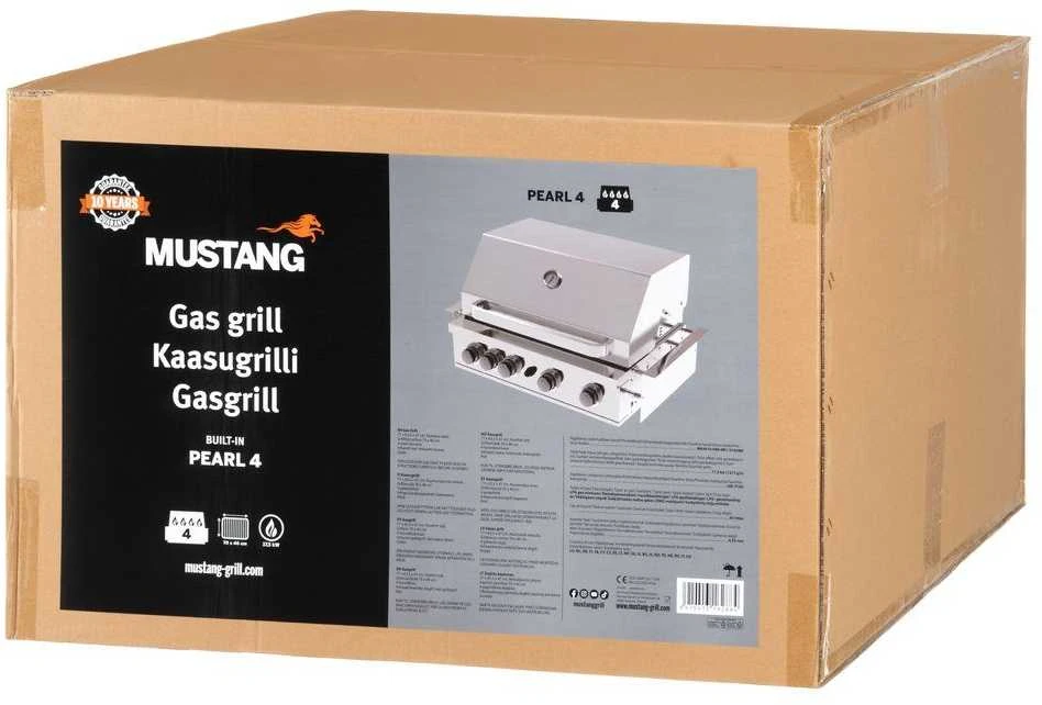 Įmontuota „Mustang Gas Grilis Pearl 4“.