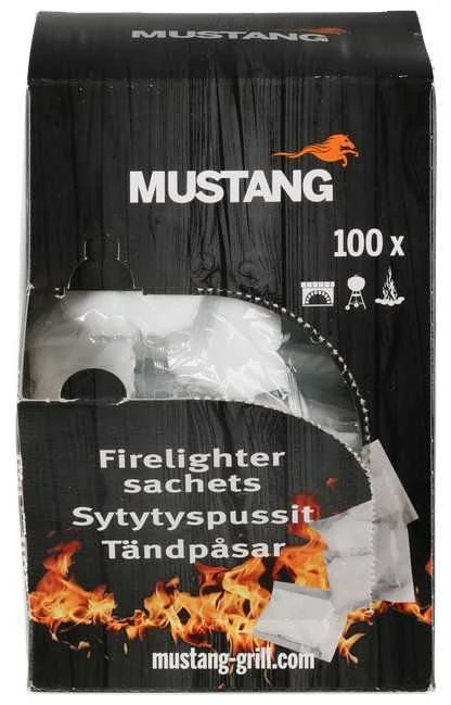 Ugnies įdegtukai, balti MUSTANG 100 vnt