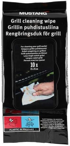 Kepsninės valymo servetėlės Mustang Grilis Cleaning Wipe, 0.1 l