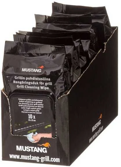 Kepsninės valymo servetėlės Mustang Grilis Cleaning Wipe, 0.1 l