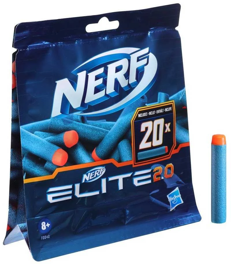 Hasbro NERF Elite 2.0 šoviniai, 20 vnt.