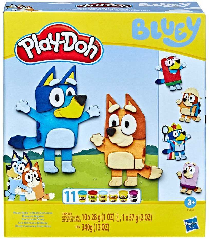 Lipdymo rinkinys vaikams Play-DOH Bluey, 11 indelių