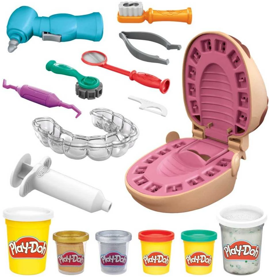 PLAY-DOH Plastilino rinkinys „Dantistas“